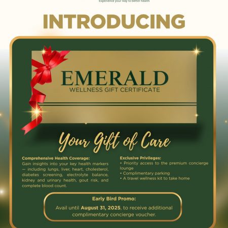 Introducing Emerald Wellness Gift Certificate